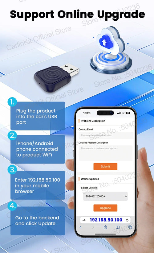 CarCodes Wireless CarPlay Adapter