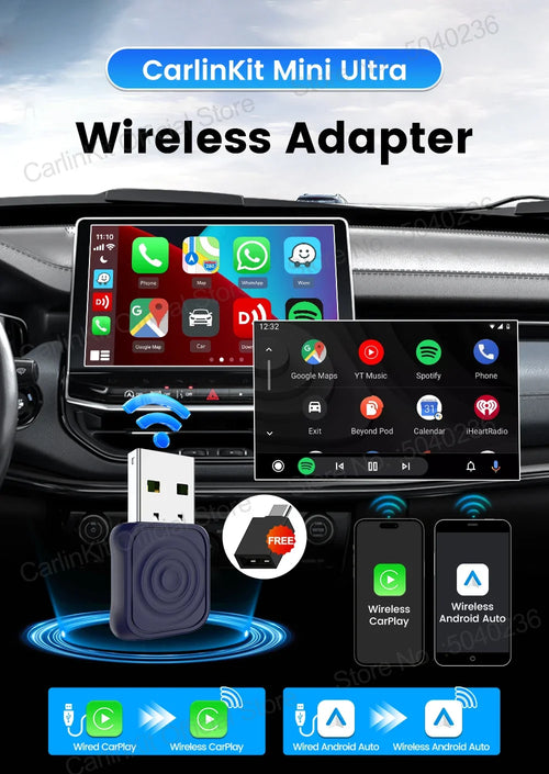 CarCodes Wireless CarPlay Adapter