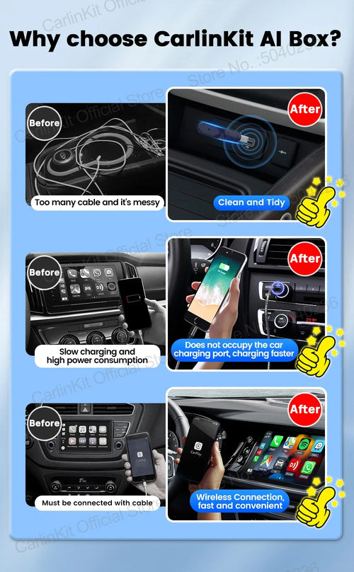 CarCodes Wireless CarPlay Adapter