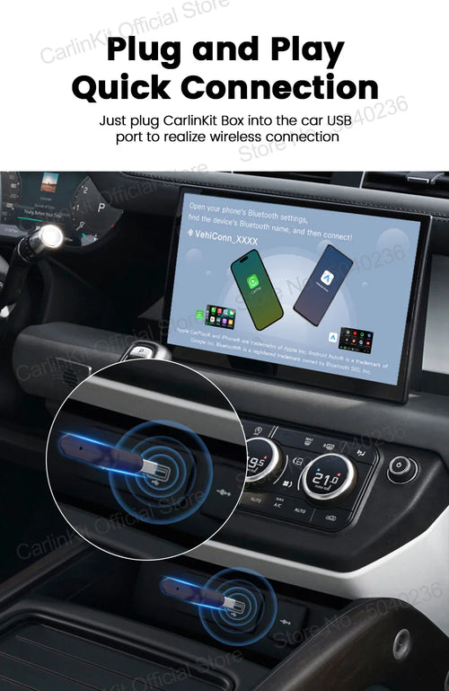 CarCodes Wireless CarPlay Adapter